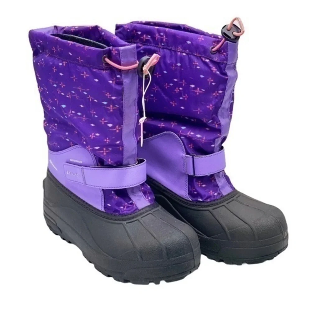 Columbia Powderbug Forty Print Snow Winter Boots NIB
